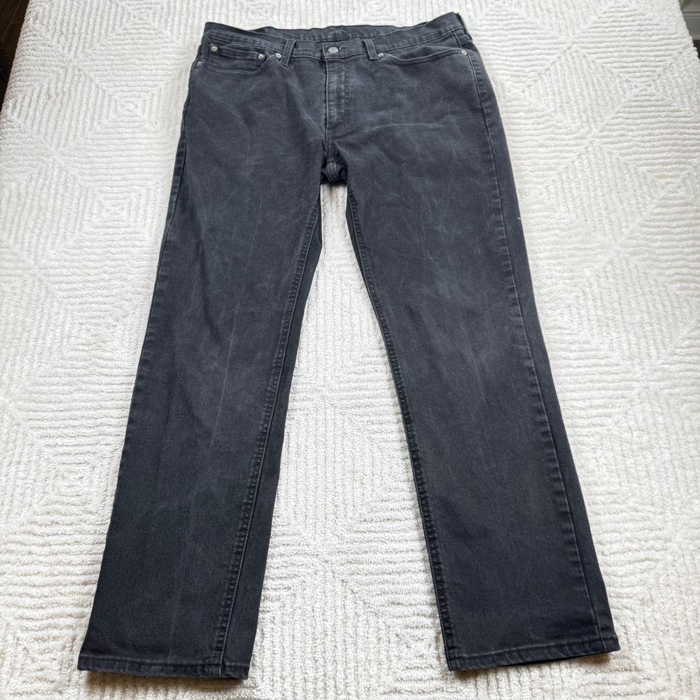 Levi's 541 Athletic Taper Jeans Men 36x32 Black Denim Work Gorpcore Goth Skater